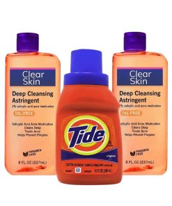 2 Clear Skin Astringent & Tide Detergent Bundle